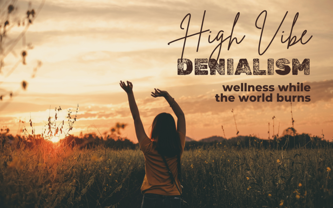 High-Vibe Denialism: Wellness While The World Burns