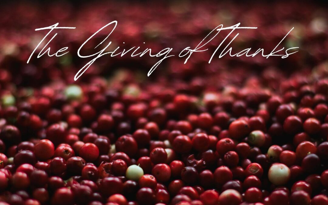 The Giving of Thanks