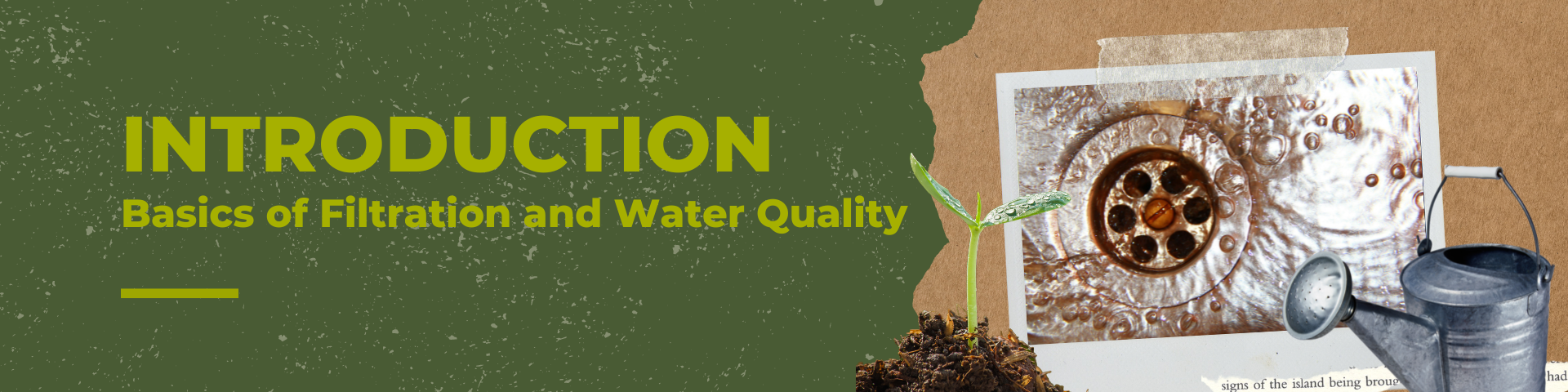 Banner Reads introduction: basics of filtration and water quality